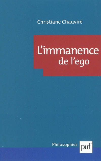 L'immanence de l'ego : langage et subjectivité chez Wittgenstein