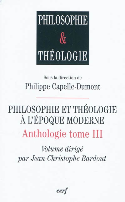 Philosophie et théologie à l'époque moderne