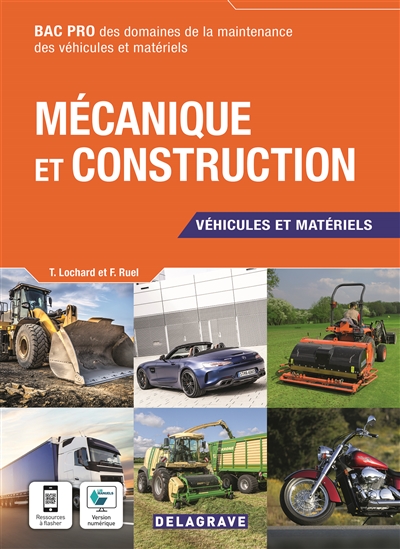 Mécanique et construction : véhicules et matériels : pochette élève