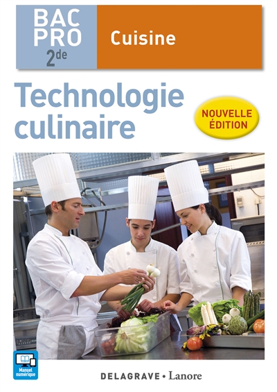 Technologie culinaire, 2de bac pro cuisine