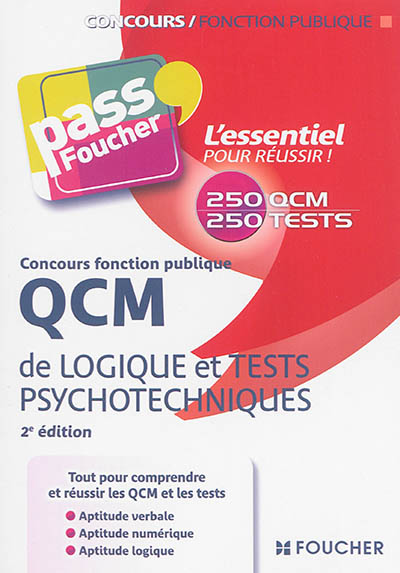 QCM de logique : tests psychotechniques
