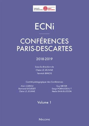 ECNi, conférences Paris-Descartes. Volume 1