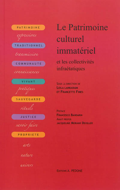 Patrimoine culturel immatériel et collectivités infraétatiques : dimensions juridiques et régulation