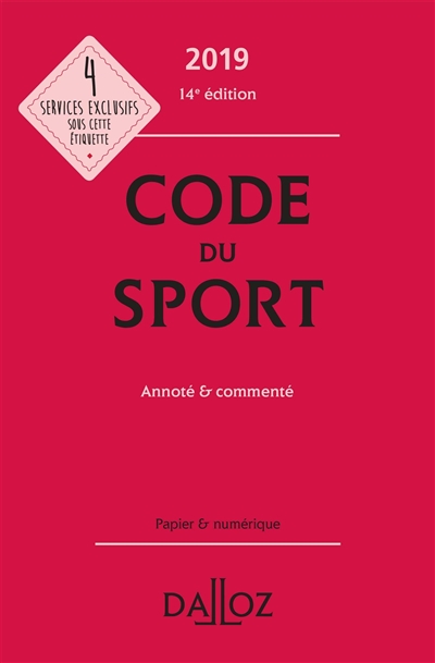 Code du sport 2019