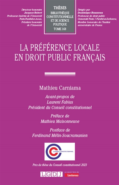 La préférence locale en droit public français