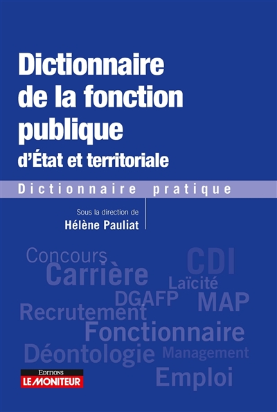 Dictionnaire de la fonction publique d'Etat et territoriale