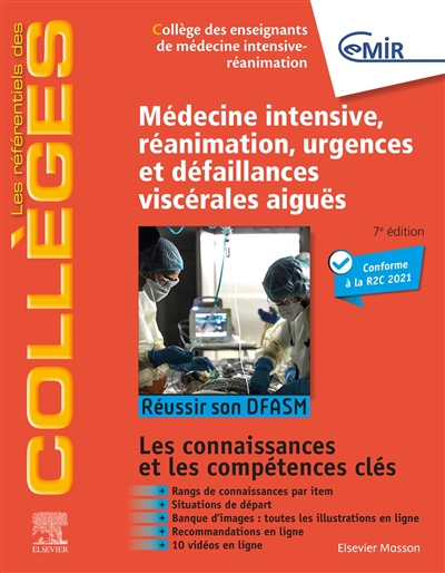 Médecine intensive, réanimation, urgences et défaillances viscérales aiguës [conforme à la R2C 2021]