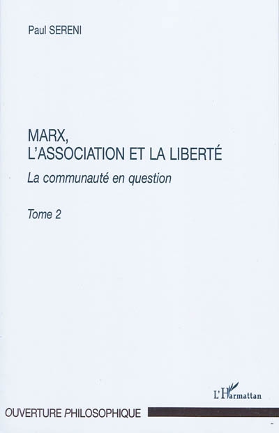 Marx, l'association et la liberté