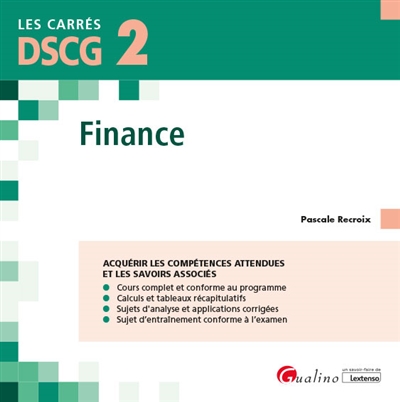 Finance : DSCG 2