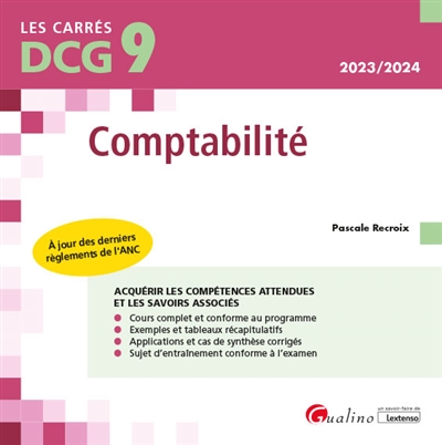 Comptabilité : DCG 9