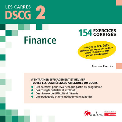 Finance : 154 exercices corrigés : DSCG 2