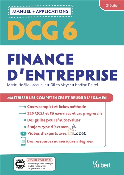 DCG 6 : finance d'entreprise
