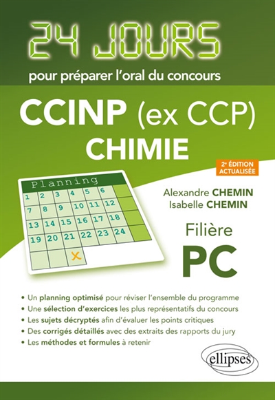 CCINP (ex CCP) chimie : filière PC