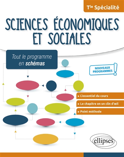 Sciences économiques et sociales : Tle Spécialité : tout le programme en schémas : nouveaux programmes