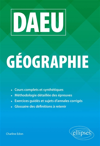 DAEU géographie