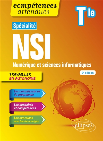Spécialité NSI, numérique et sciences informatiques, terminale