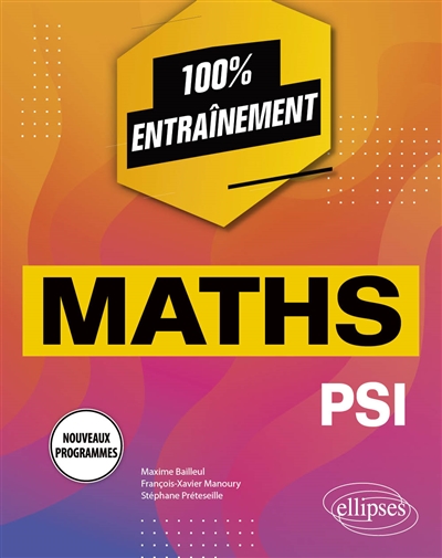 Maths PSI : nouveaux programmes