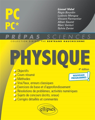 Physique PC-PC* : nouveau programme !