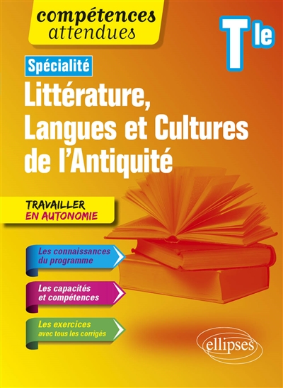 Littérature, langues et cultures de l'Antiquité terminale spécialité : nouveaux programmes