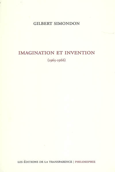 Imagination et invention, 1965-1966