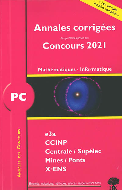 PC : mathématiques, informatique : 2021