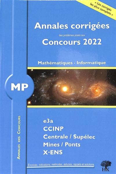 MP : mathématiques, informatique : 2022