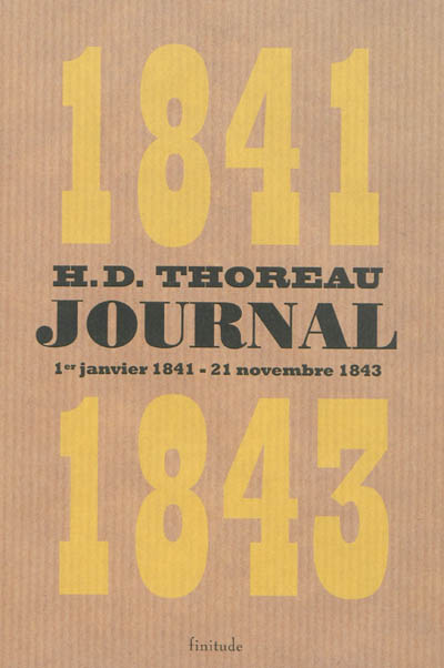 Journal. 2 , 1er janvier 1841-21 novembre 1843