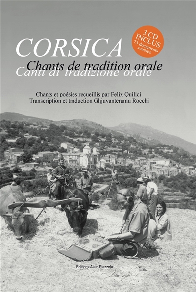 Corsica, chants de tradition orale = canti di tradizione orale