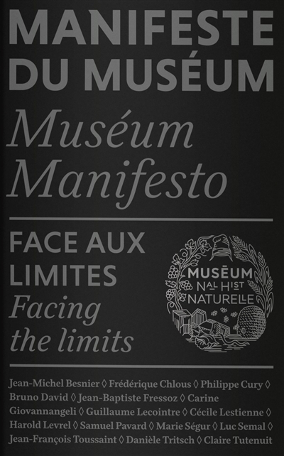 Manifeste du Muséum : face aux limites