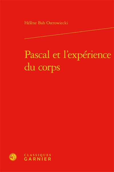 Pascal et l'expérience du corps alerte