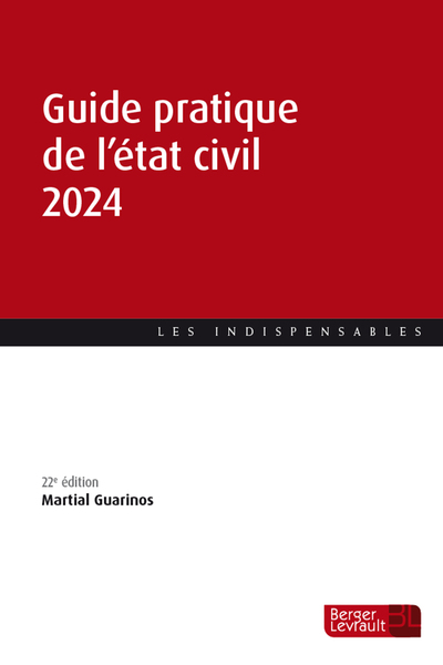 Guide pratique de l'état civil 2024