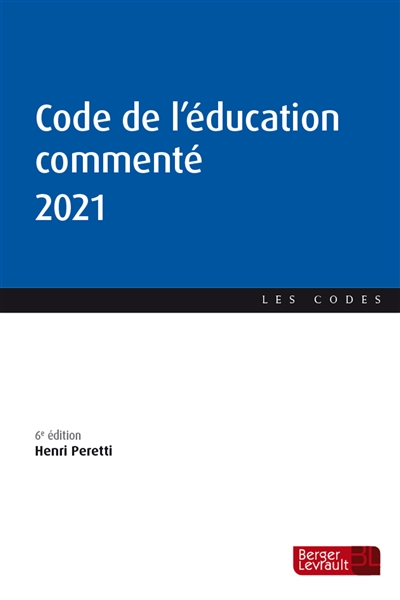 Code de l'éducation commenté 2021