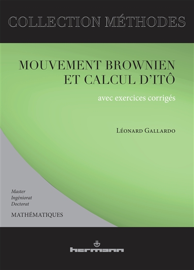 Mouvement brownien et calcul d'Itô : cours et exercices corrigés