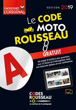 Le code moto Rousseau : le code Rousseau + 4 modules e-learning