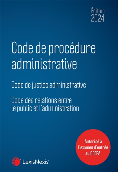 Code de procédure administrative 2024