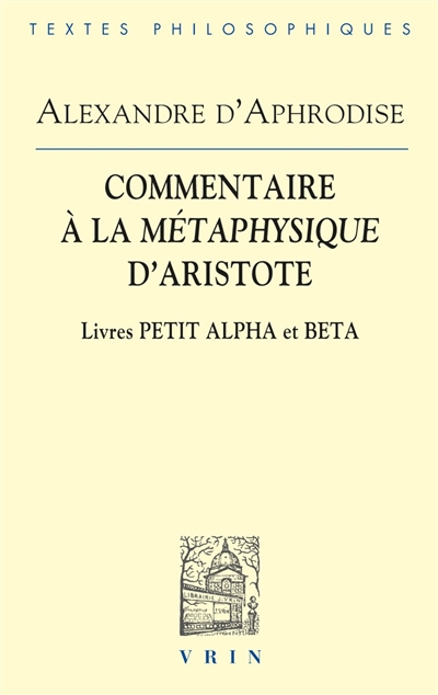 Commentaire à la Métaphysique d'Aristote