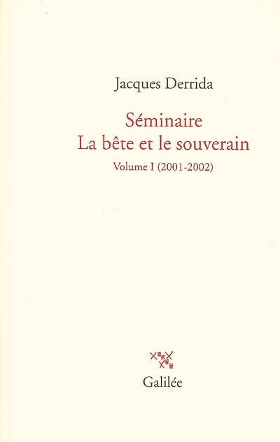 Séminaire La bête et le souverain. 1 , 2001-2002