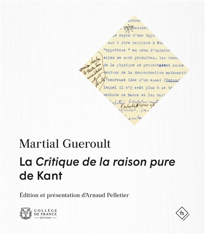 La "Critique de la raison pure" de Kant