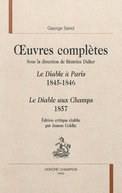 Le diable à Paris : 1845-1846 ; Le diable aux champs : 1857