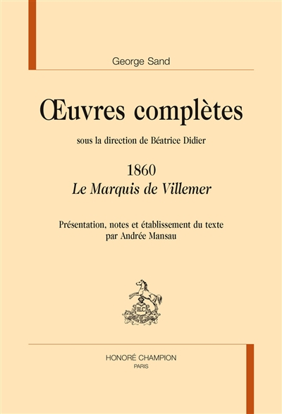 Le Marquis de Villemer