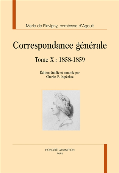 Correspondance générale. 10 , 1858-1859