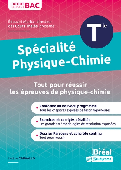 Physique-chimie spécialité Tle : les outils du contrôle continu : les essentiels du programme, des mises en application, des exercices corrigés détaillés