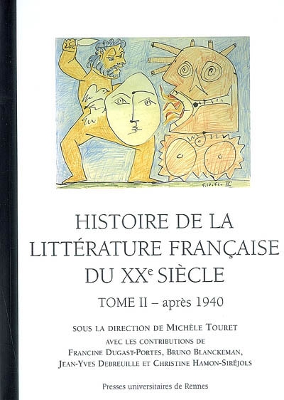 Histoire de la littérature française du XXe siècle Après 1940