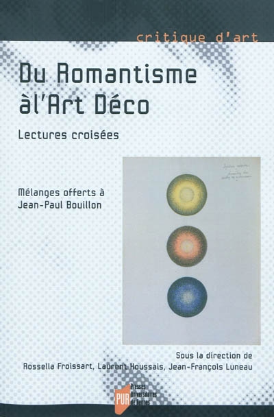 Du romantisme à l'art déco : lectures croisées : mélanges offerts à Jean-Paul Bouillon