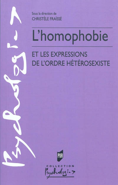 L'homophobie et les expressions de l'ordre hétérosexiste