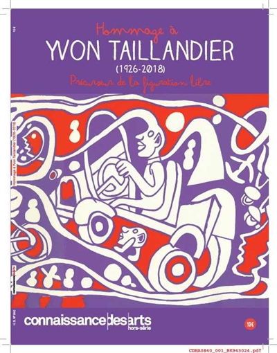 Hommage à Yvon Taillandier (1926-2018) : précurseur de la figuration libre