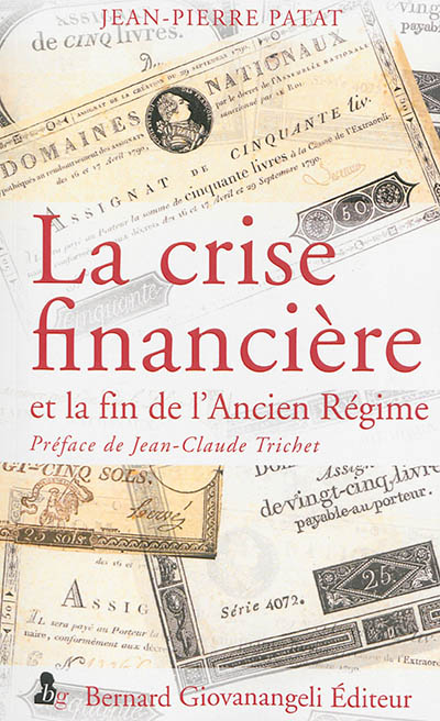 La crise financière et la fin de l'Ancien régime