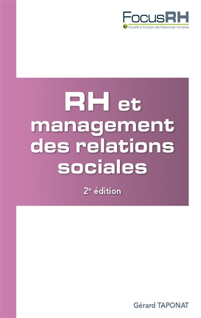 RH et management des relations sociales