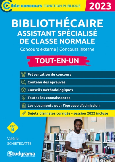 Bibliothécaire assistant spécialisé de classe normale : concours externe et interne : [2023]
