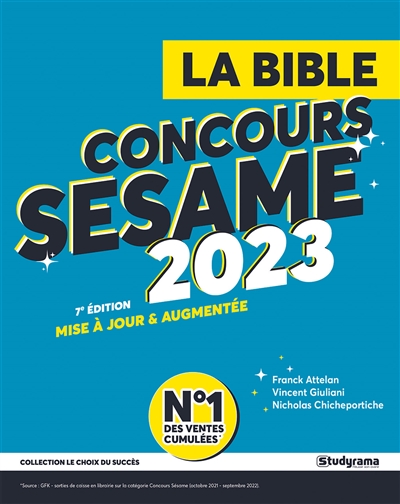 La bible du concours SESAME : concours 2023